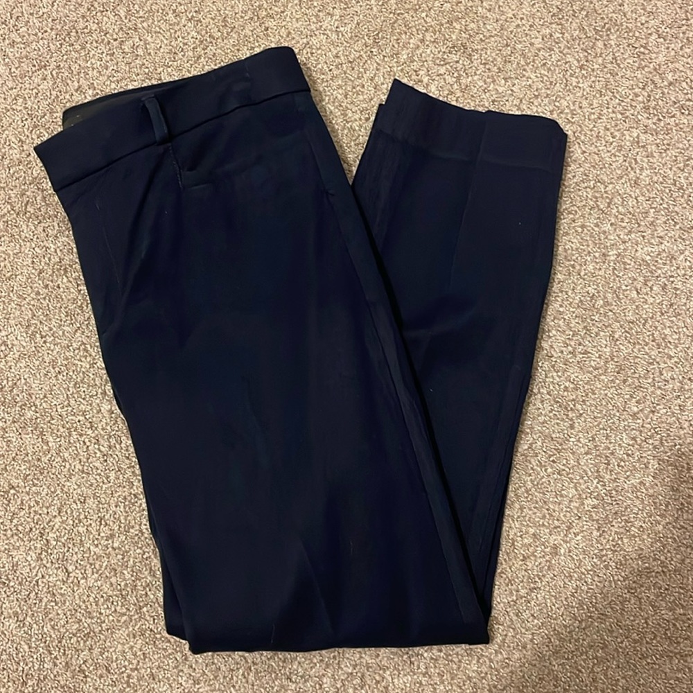Banana Republic Sloan Pant Navy Cropped